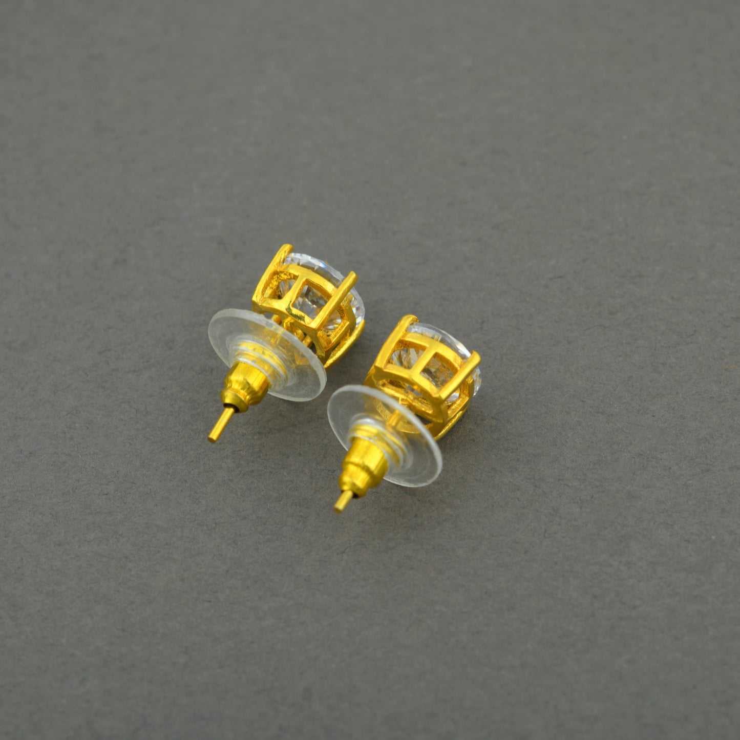 Solitaire Crystal Studs