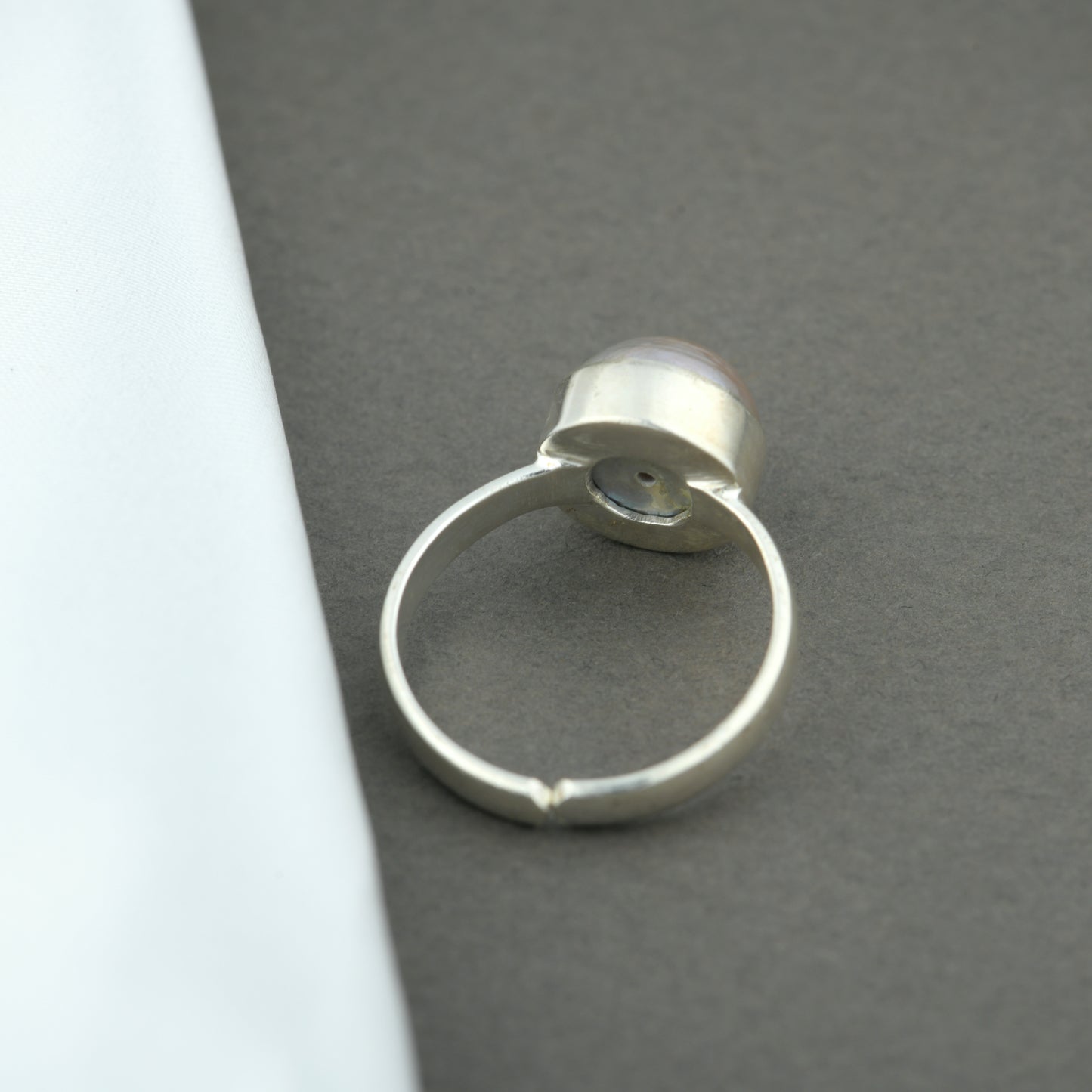 Twilight Grey Pearl Ring For Men and Women