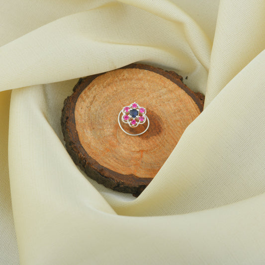 Madhu Malti Silver Nose Pin