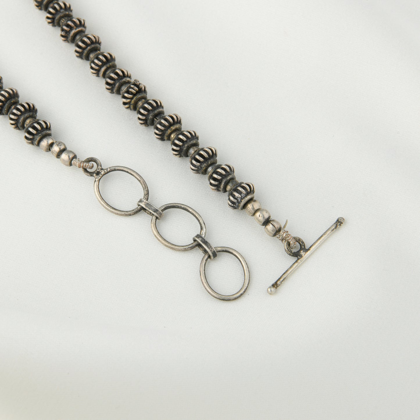 Silver Beads Traditional Necklace