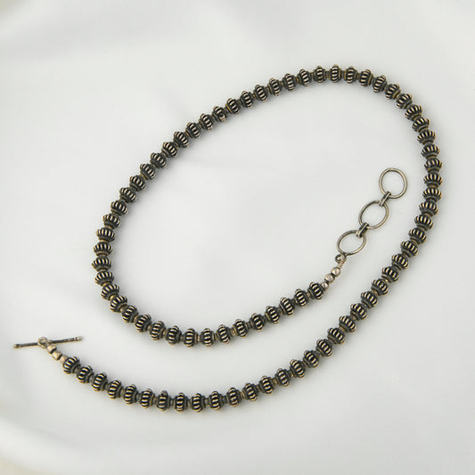 Silver Beads Traditional Necklace