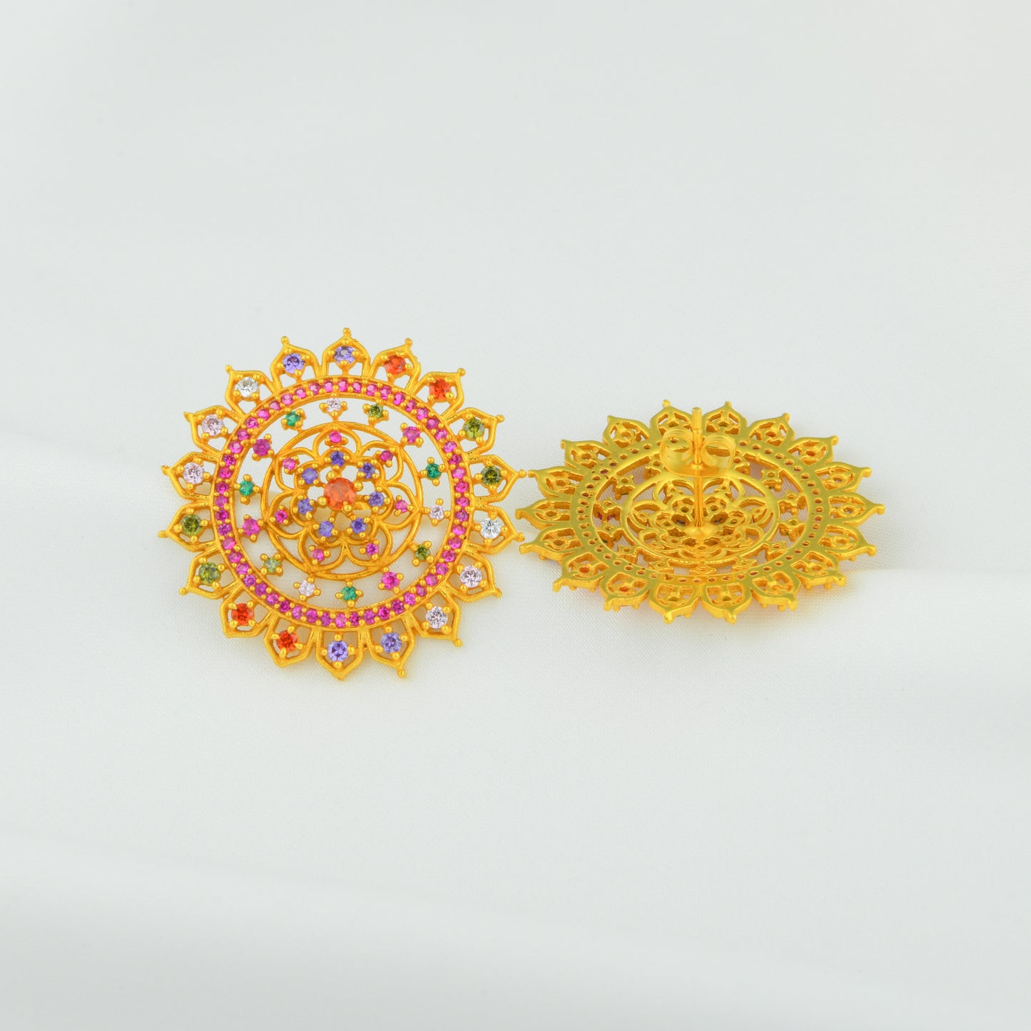 Heera Panna Regal Studs