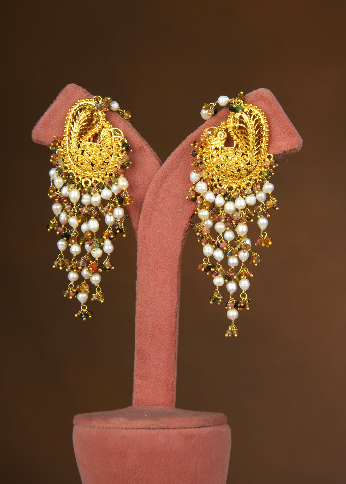 Vasundhara Multilayered Gold Plated Silver Necklace