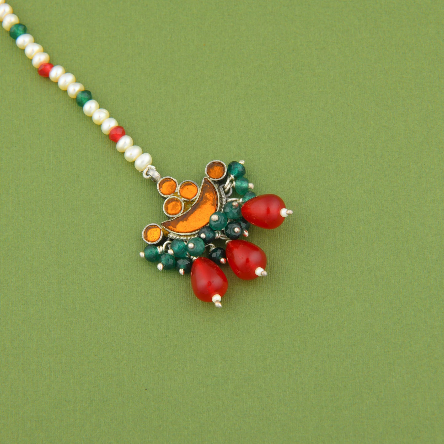 Madhu Chandrika Chanda Maang Tikka