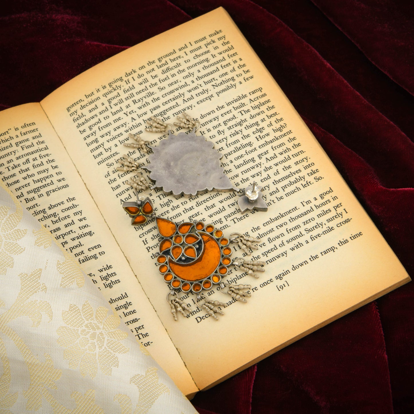 Madhu Chandrika Suhani Silver Earrings