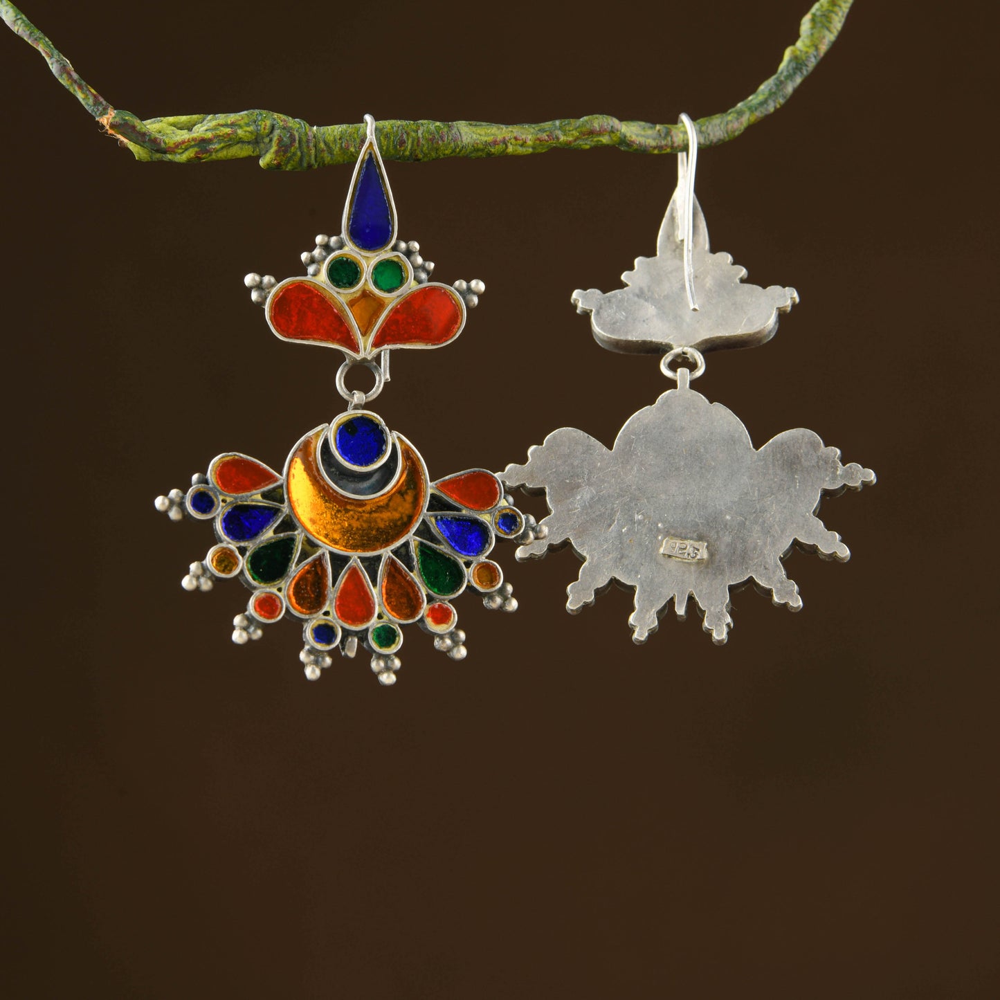 Madhu Chandrika Nomad Night Silver Earrings