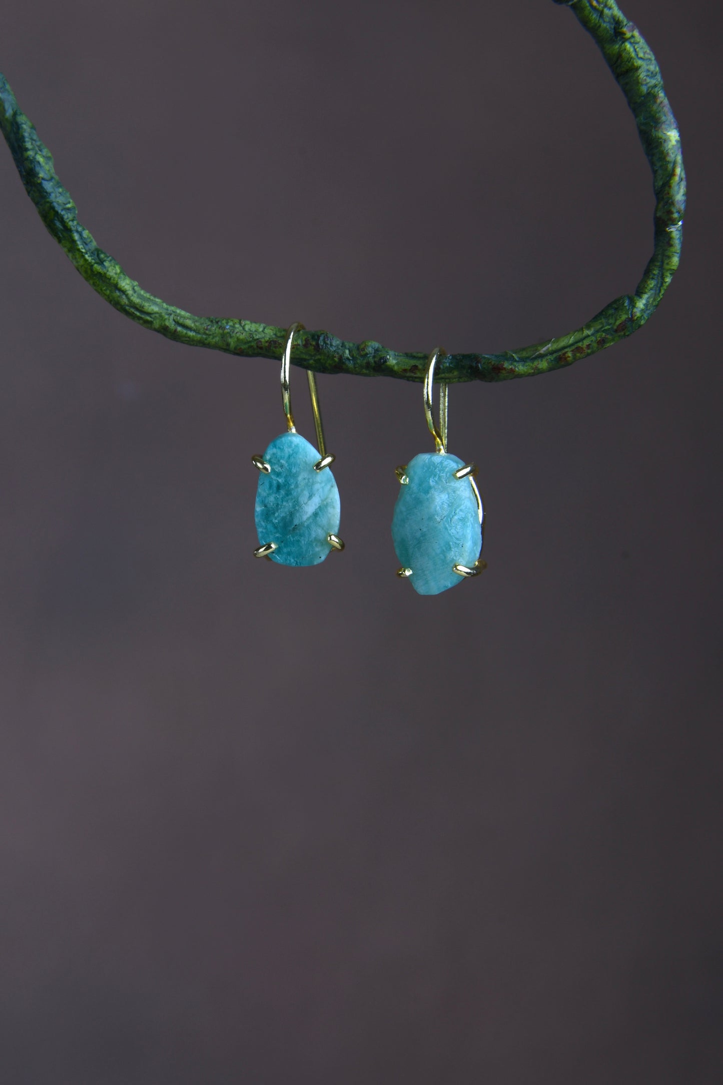 Uncut Amazonite Drops