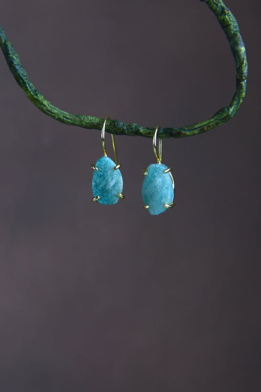 Uncut Amazonite Drops