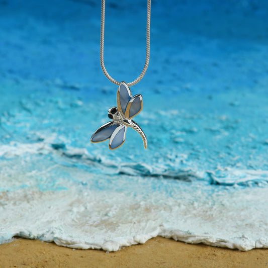 The Blue Mop Silver Dragon Fly