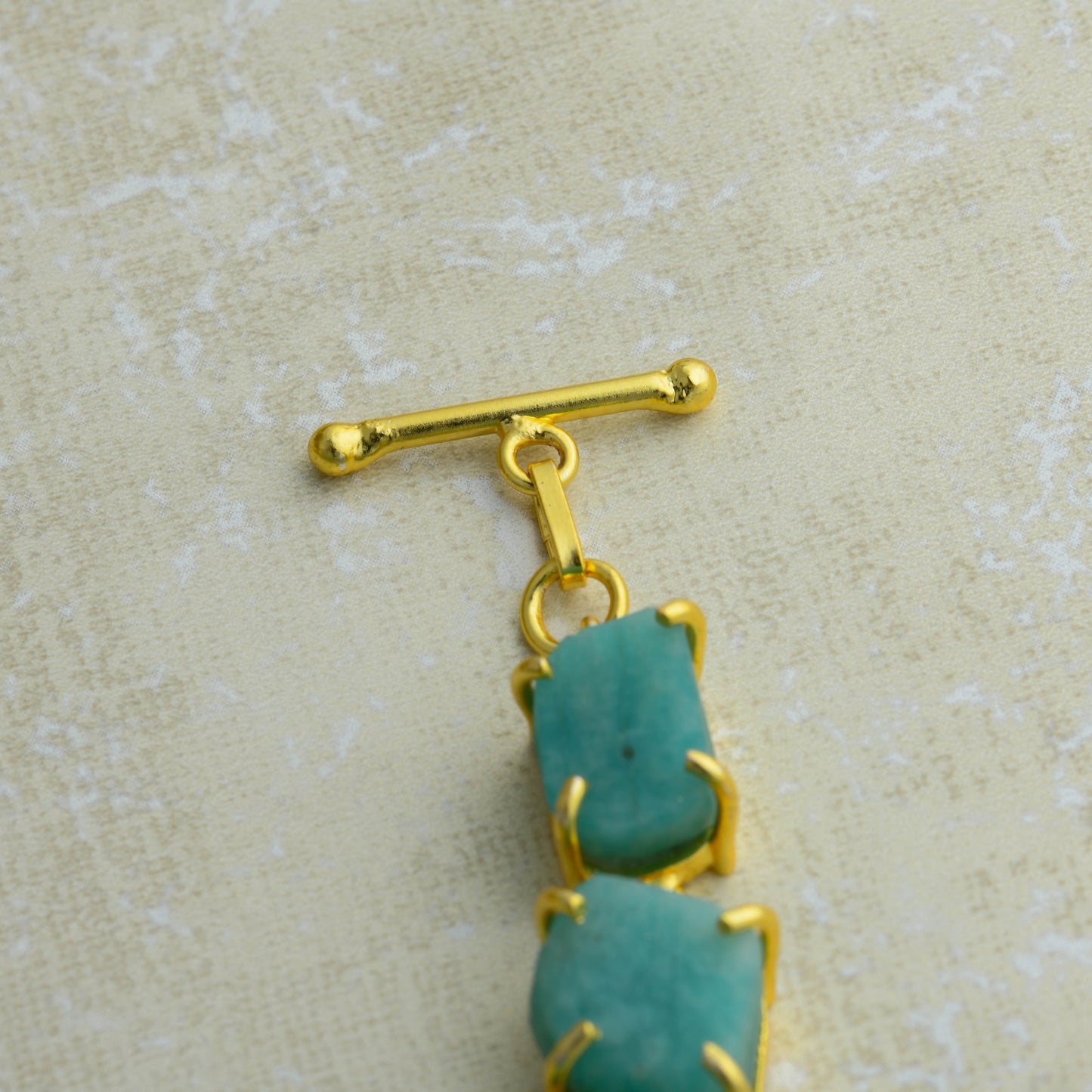 Uncut Natural Amazonite Bracelet