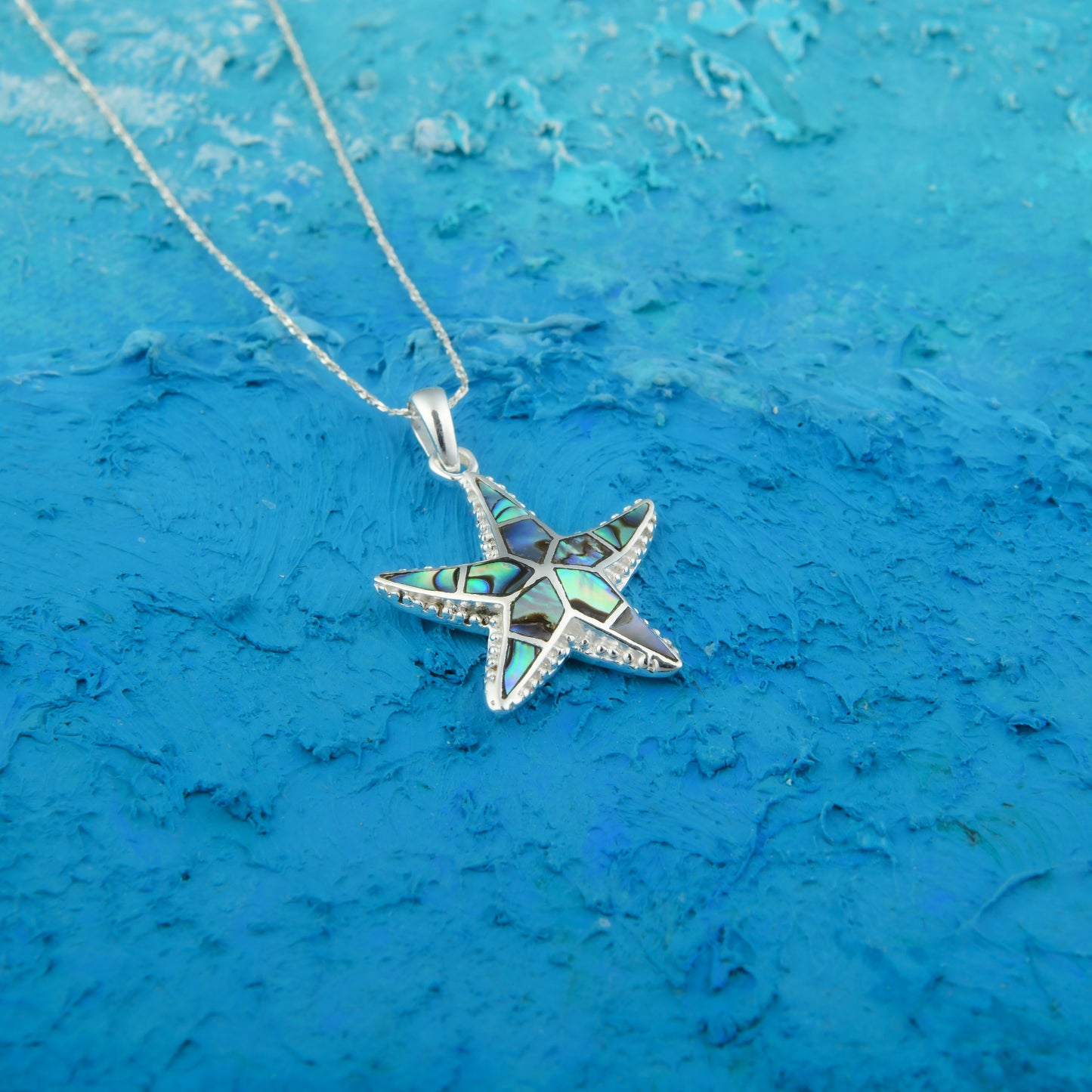 Starfish MOP Silver Pendant