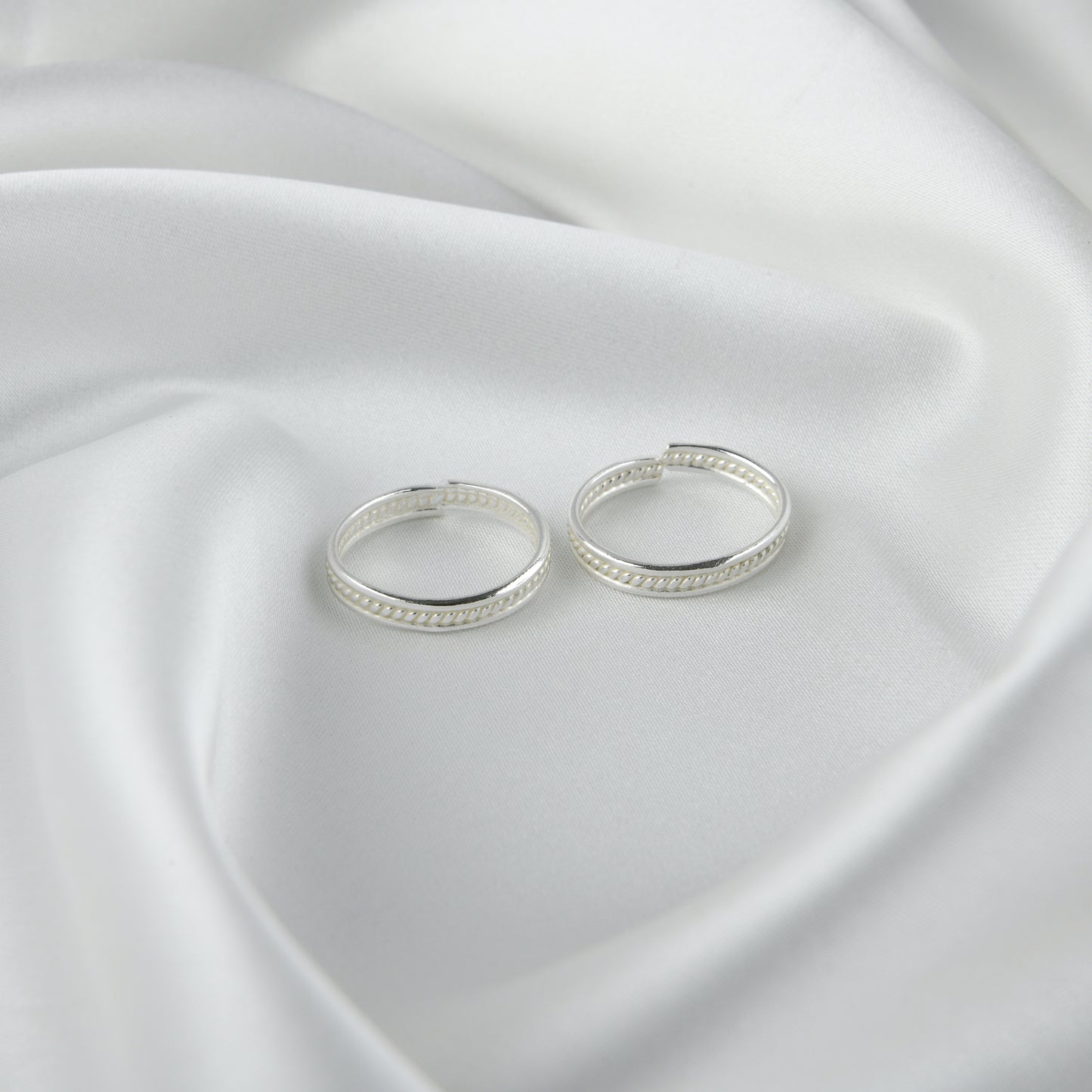 Rope Ring Silver Toerings