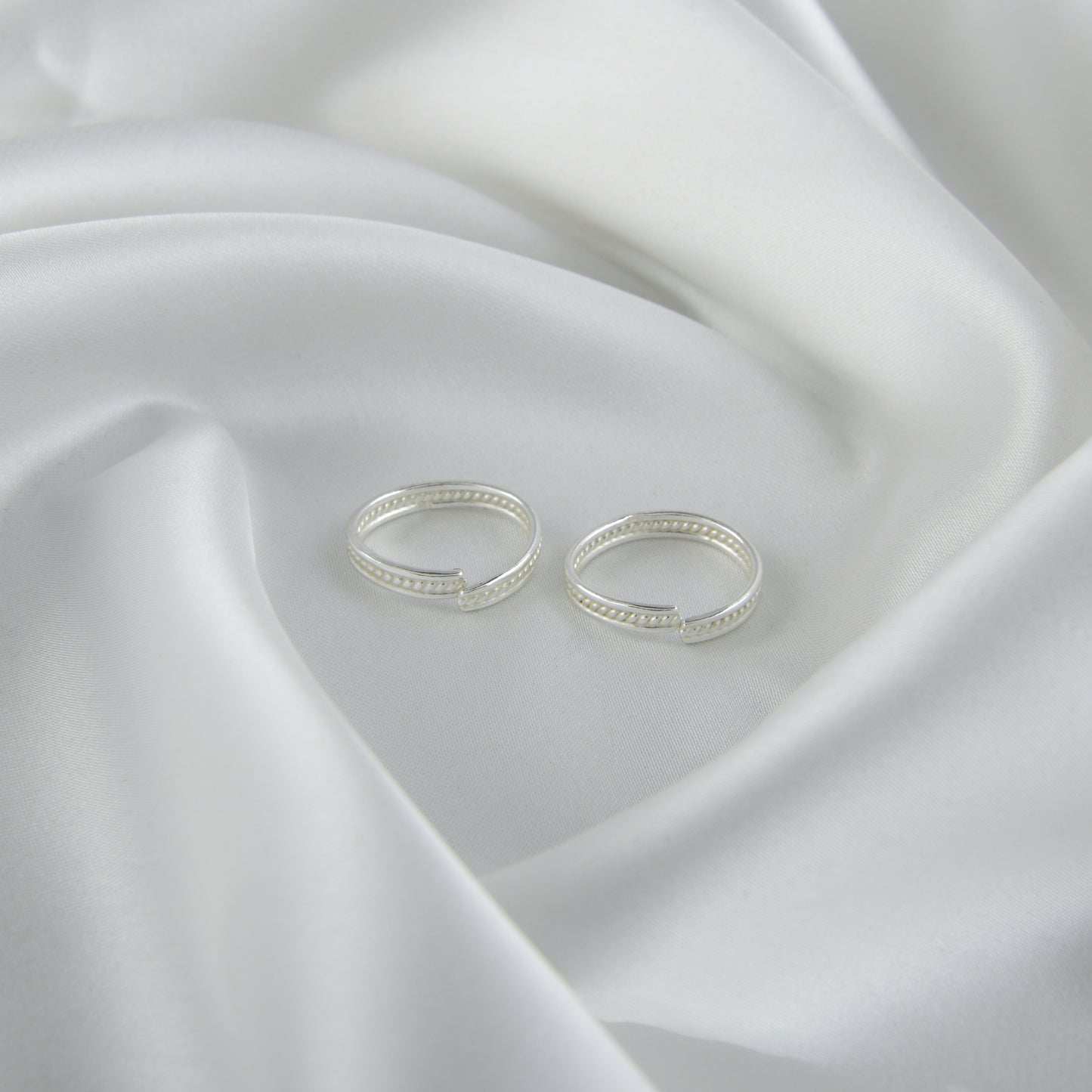 Rope Ring Silver Toerings