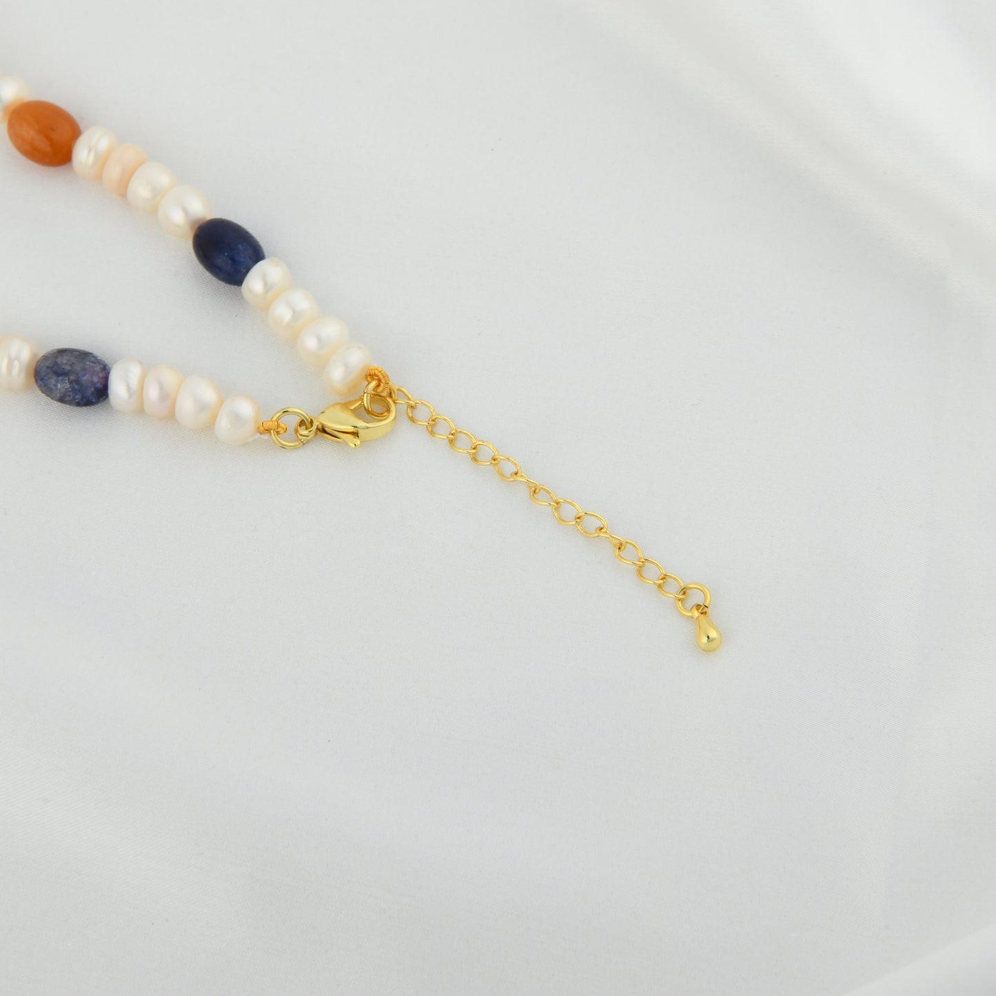 Freshwater Pearl Multi Stone Necklace