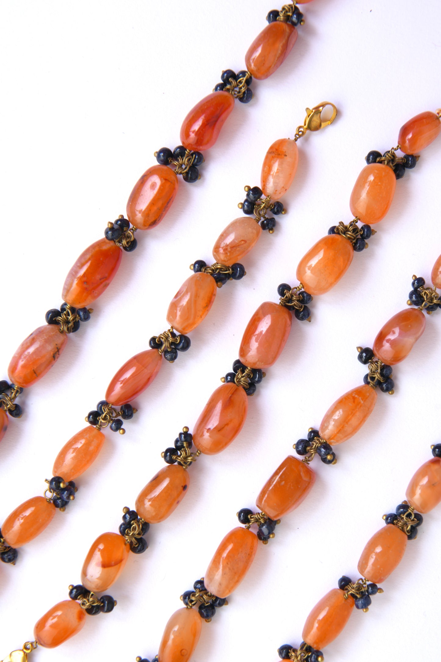 Carnelian And Lapis Lazuli Bracelet