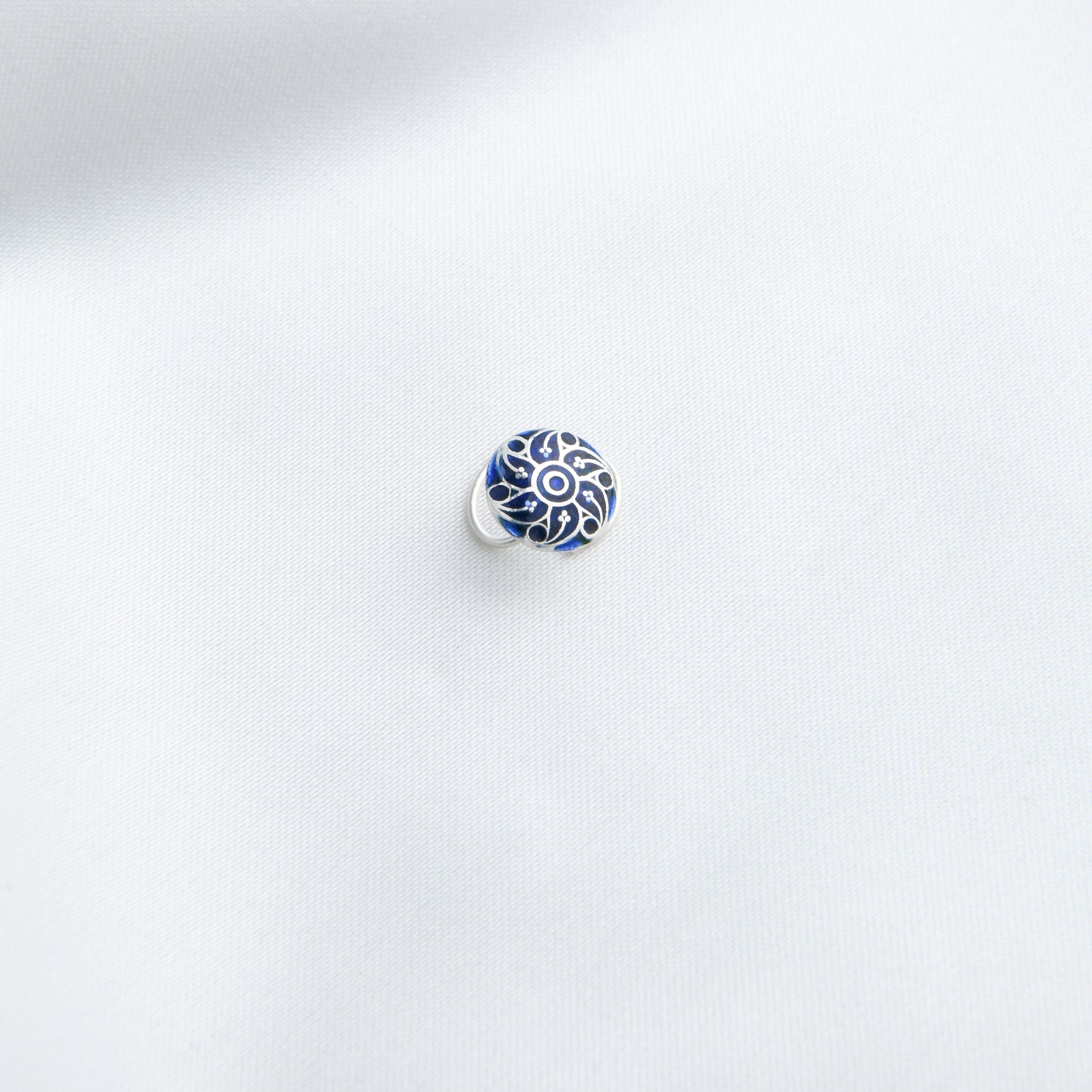 Neel Kanta Blue Meena Nose Pin