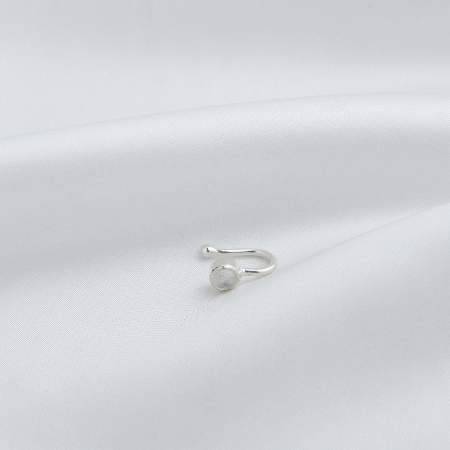 Natural Moonstone Nose Pin