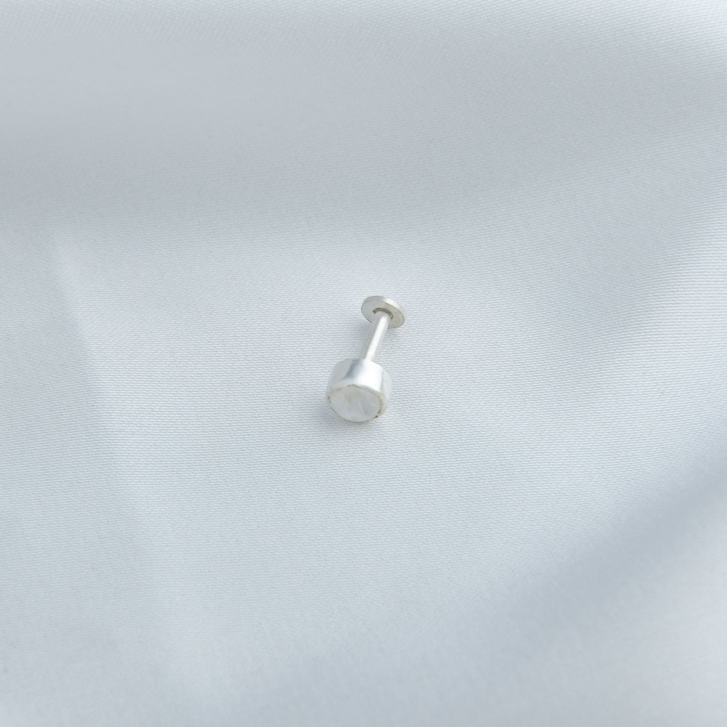 Natural Moonstone Nose Pin