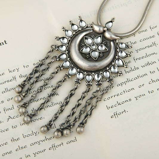 Sheesh Mahal Silver Pendant