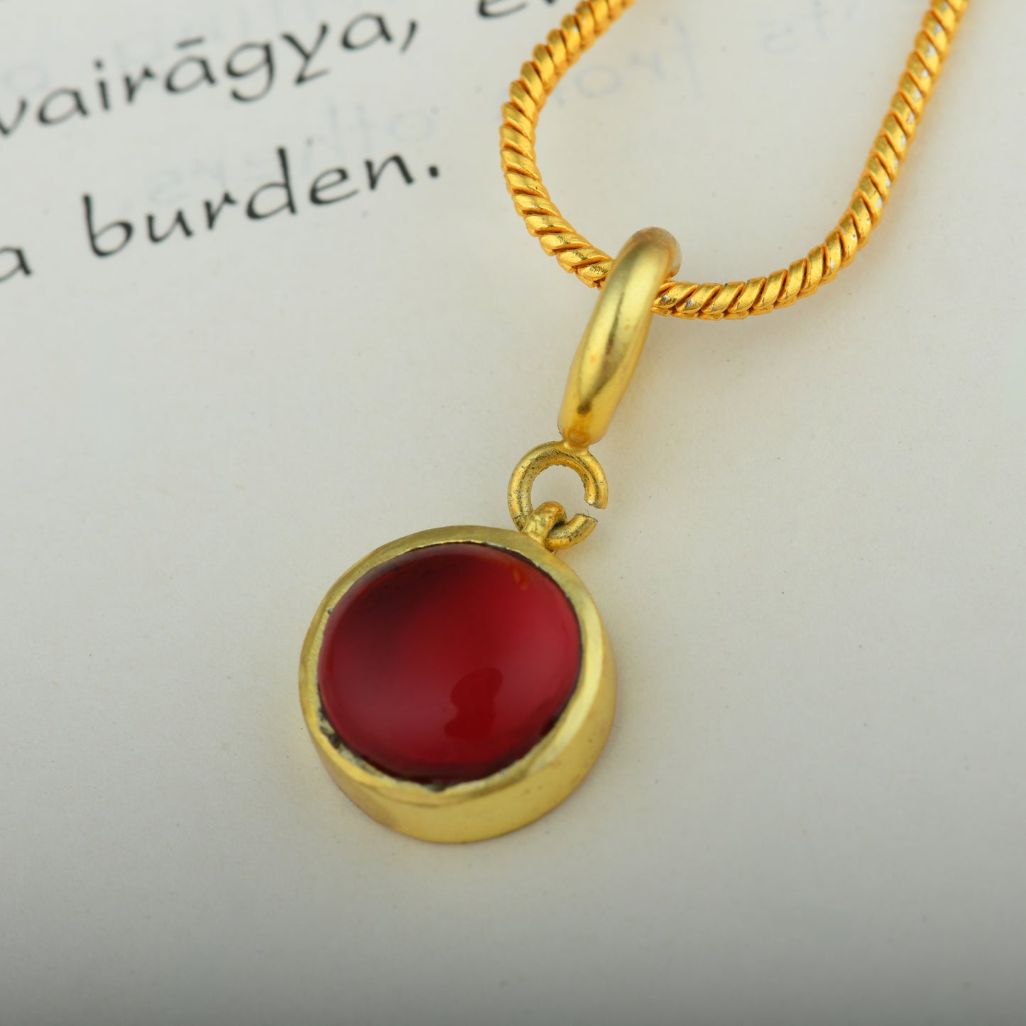 Red Wine Ruby Red Charm Set