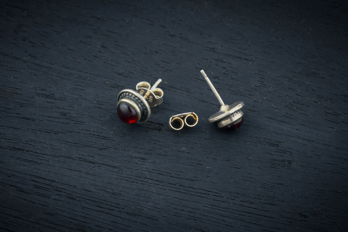 Everyday Garnet Studs