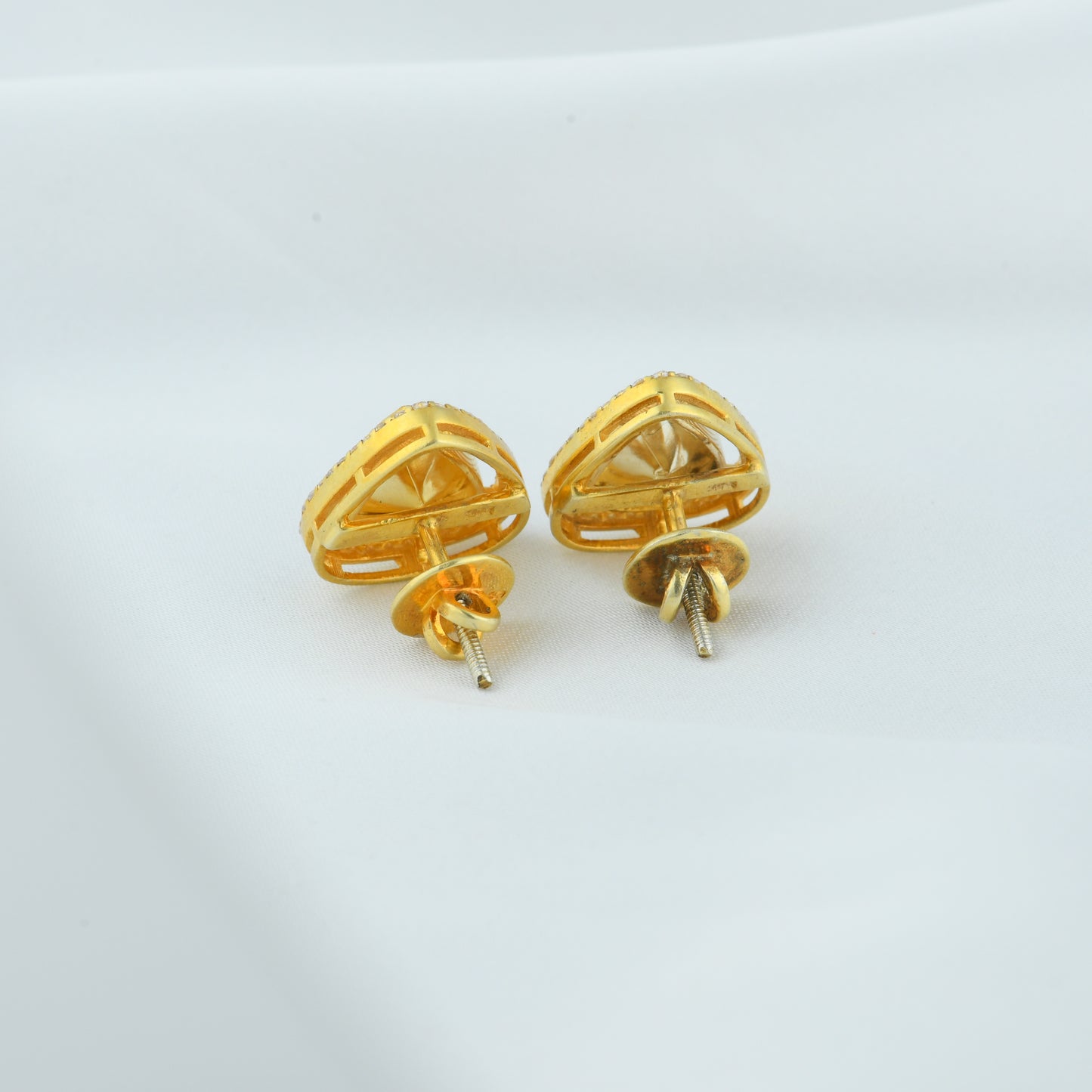 Kundan Gold Plated Silver Minimal Set