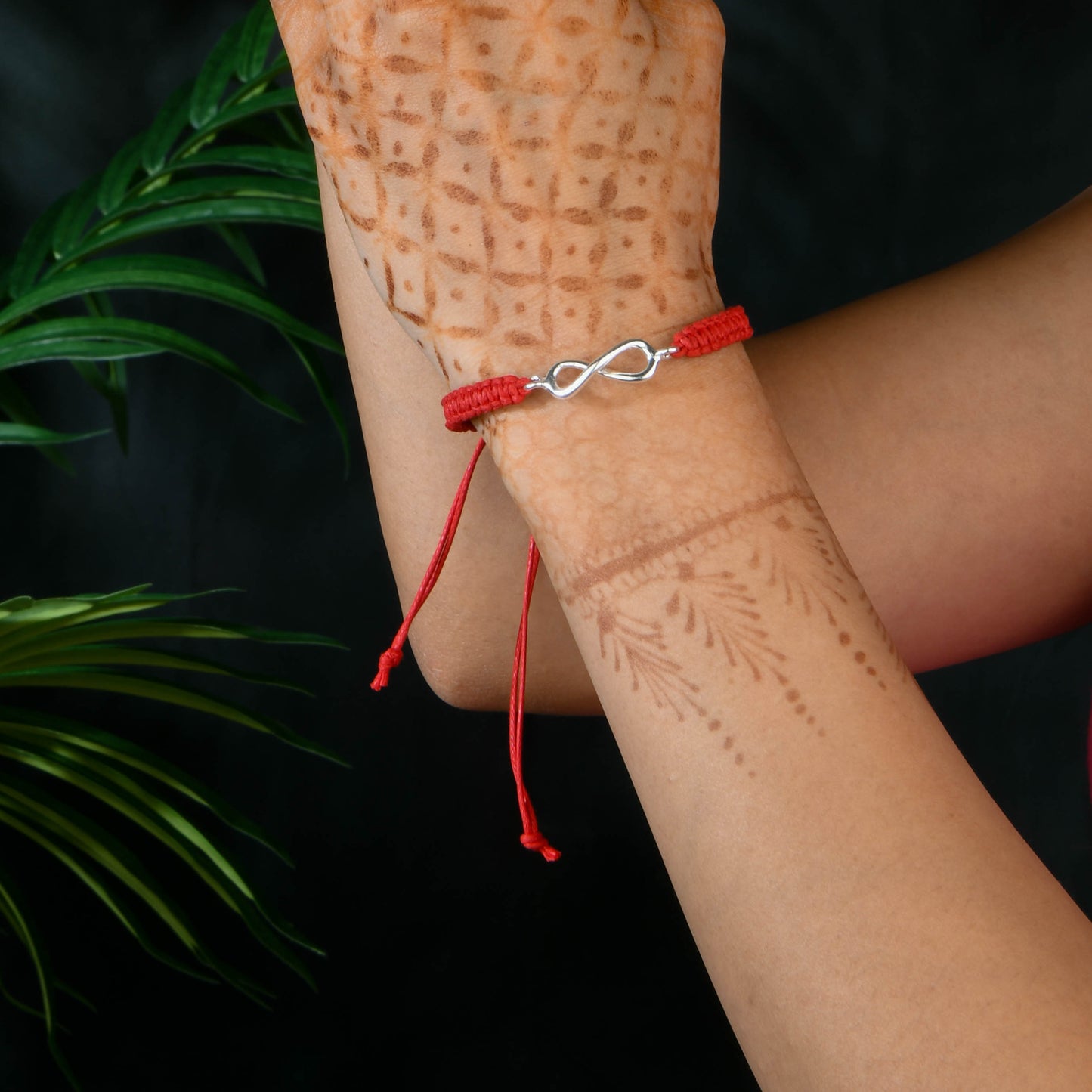 Red Thread Infinity Bracelet