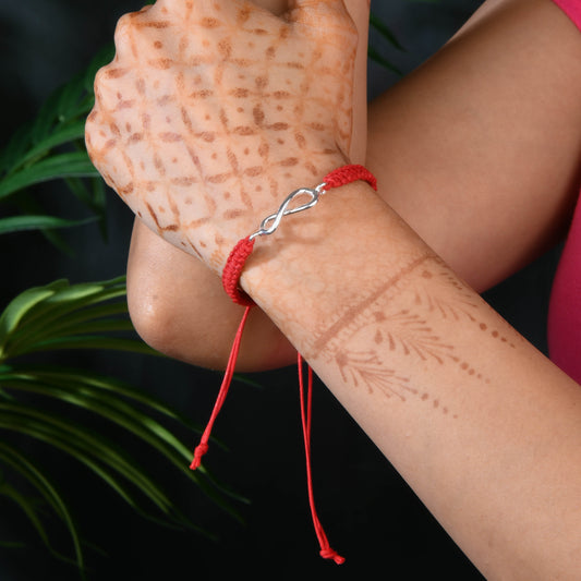 Red Thread Infinity Bracelet