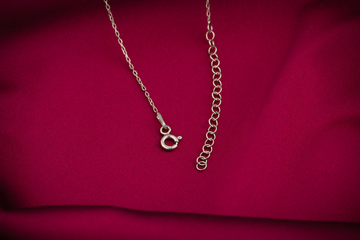 Dancing Dolphins Silver Zircon Pendant Necklace