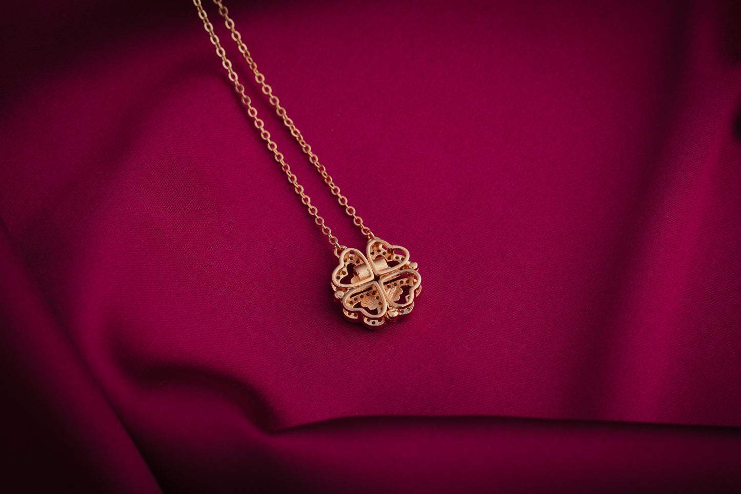 Golden Hearts Necklace