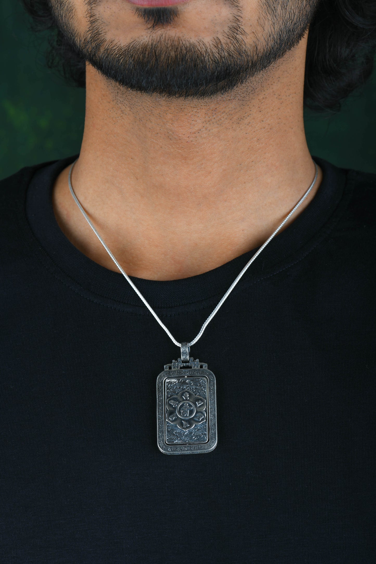 Revolving Tibetan Chakra Pendant