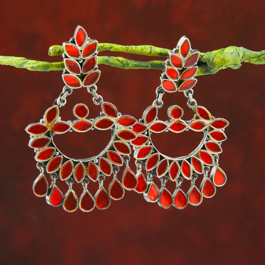 Madhu Chandrika Half Moon Earrings