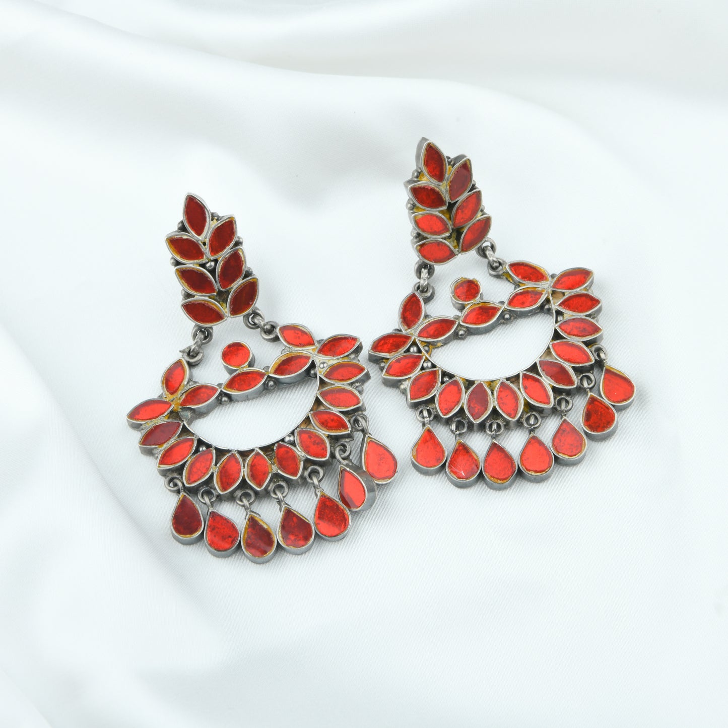 Madhu Chandrika Half Moon Earrings