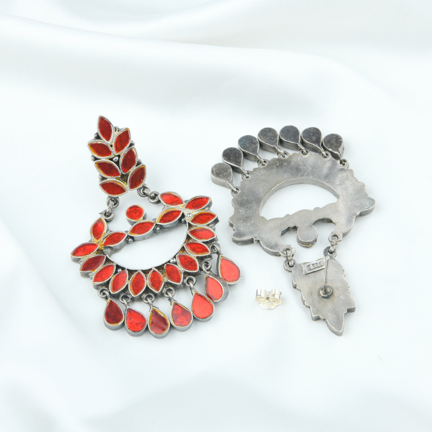 Madhu Chandrika Half Moon Earrings