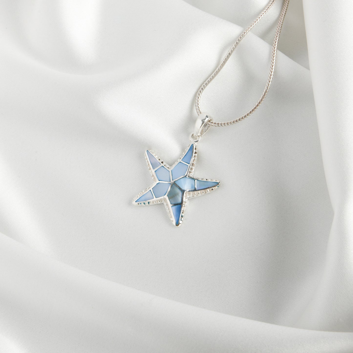 Starfish MOP Silver Pendant