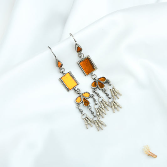 Madhu Chandrika Sunlit Soul Silver Earrings