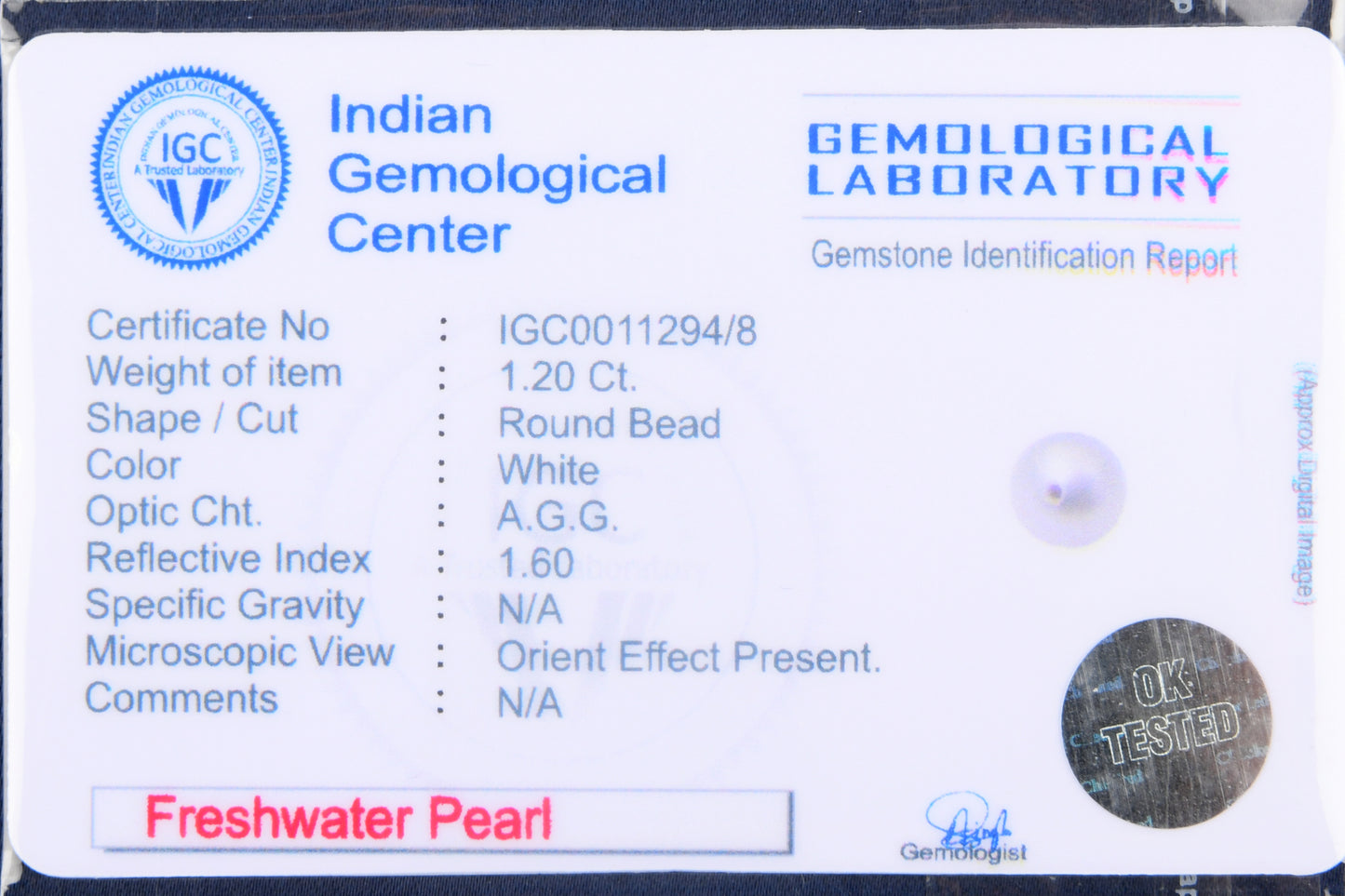 Classic Round Pearl Necklace(6 mm)