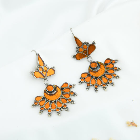 Madhu Chandrika Desert Mirage Silver Earrings