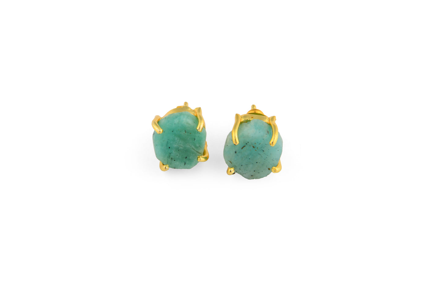 Uncut Amazonite Studs