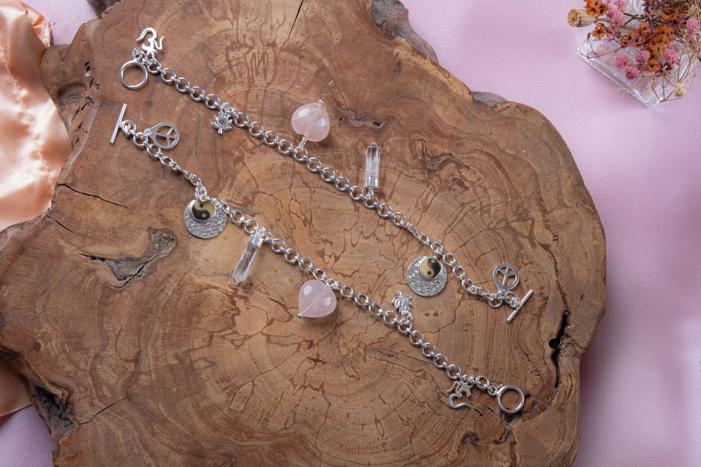 Protection And Peace Chakra Invoke Charm Bracelet