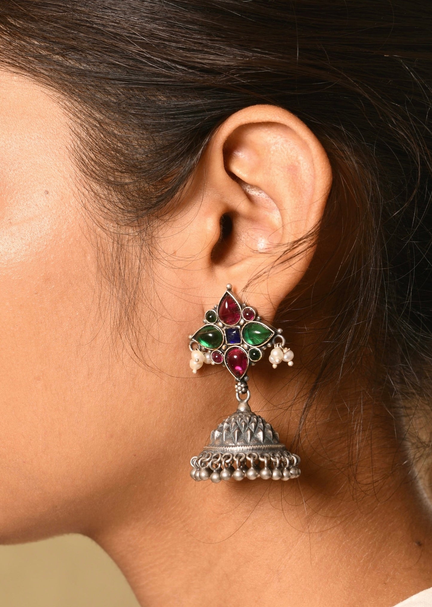 Kemp Stone Temple Jhumkas