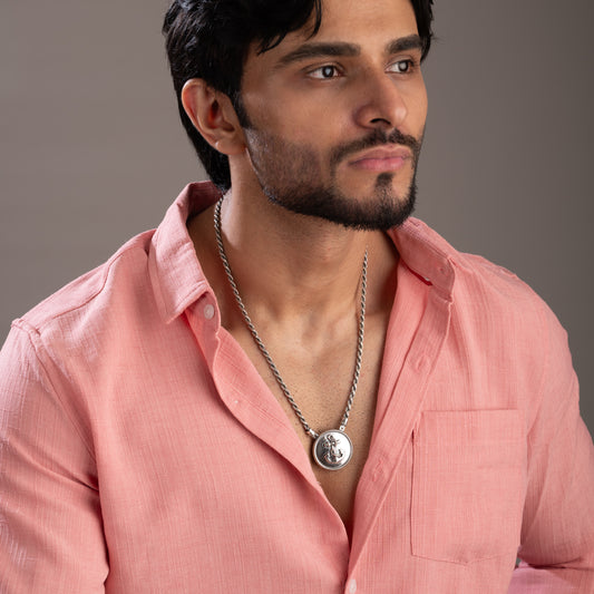 'The Anchor' Pendant Silver Chain