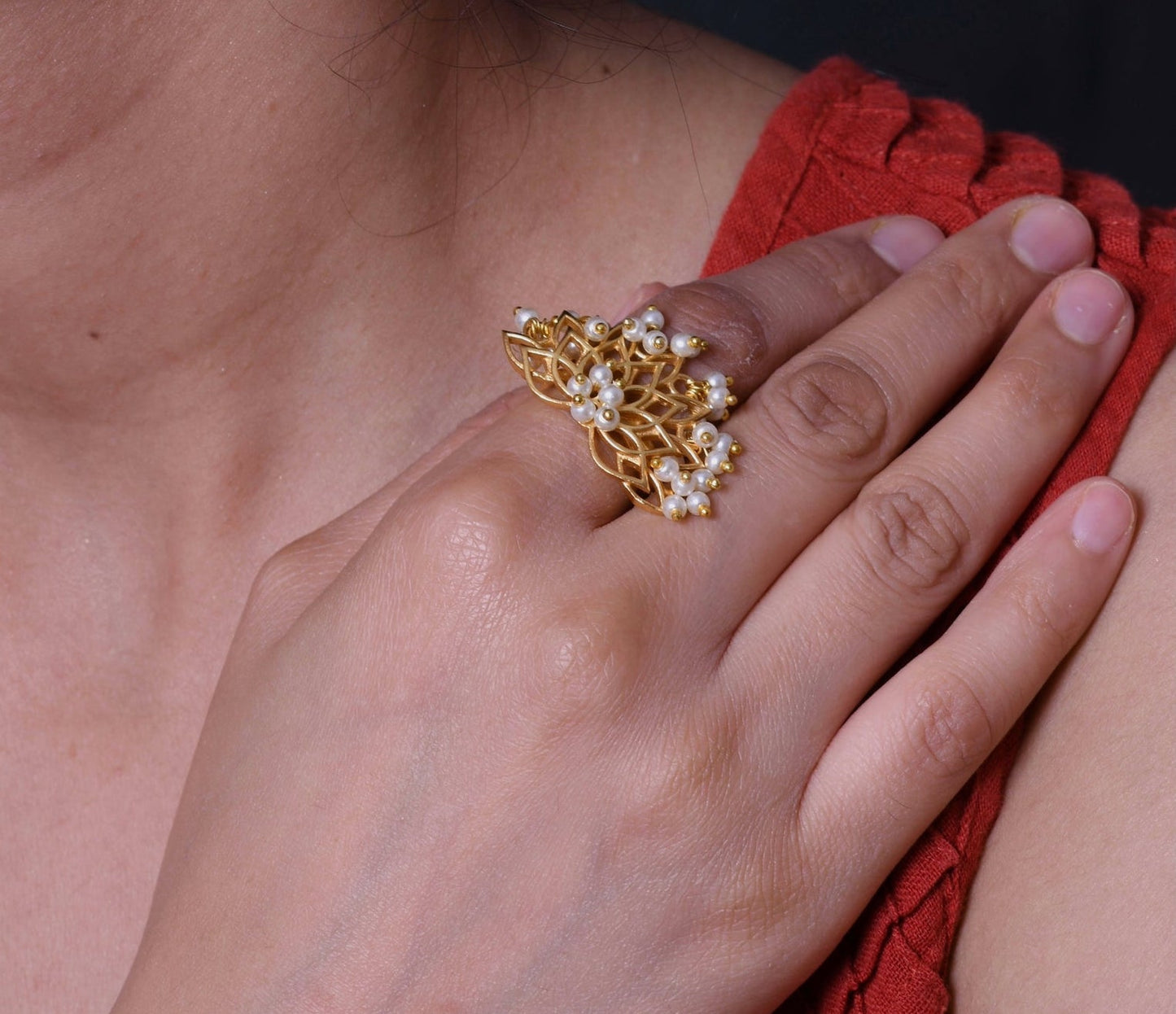 Water Lily Set with Lotus Mist Ring