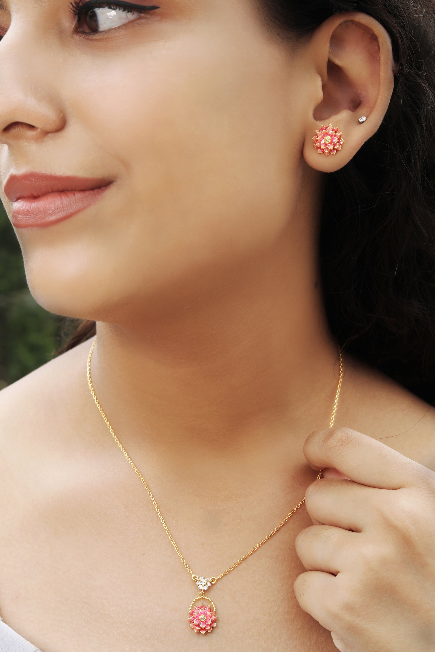 Mystical Lotus Studs