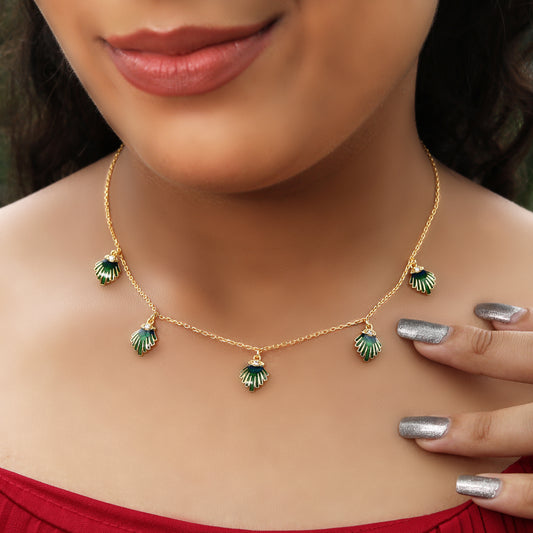 Sea Breeze Charm Necklace