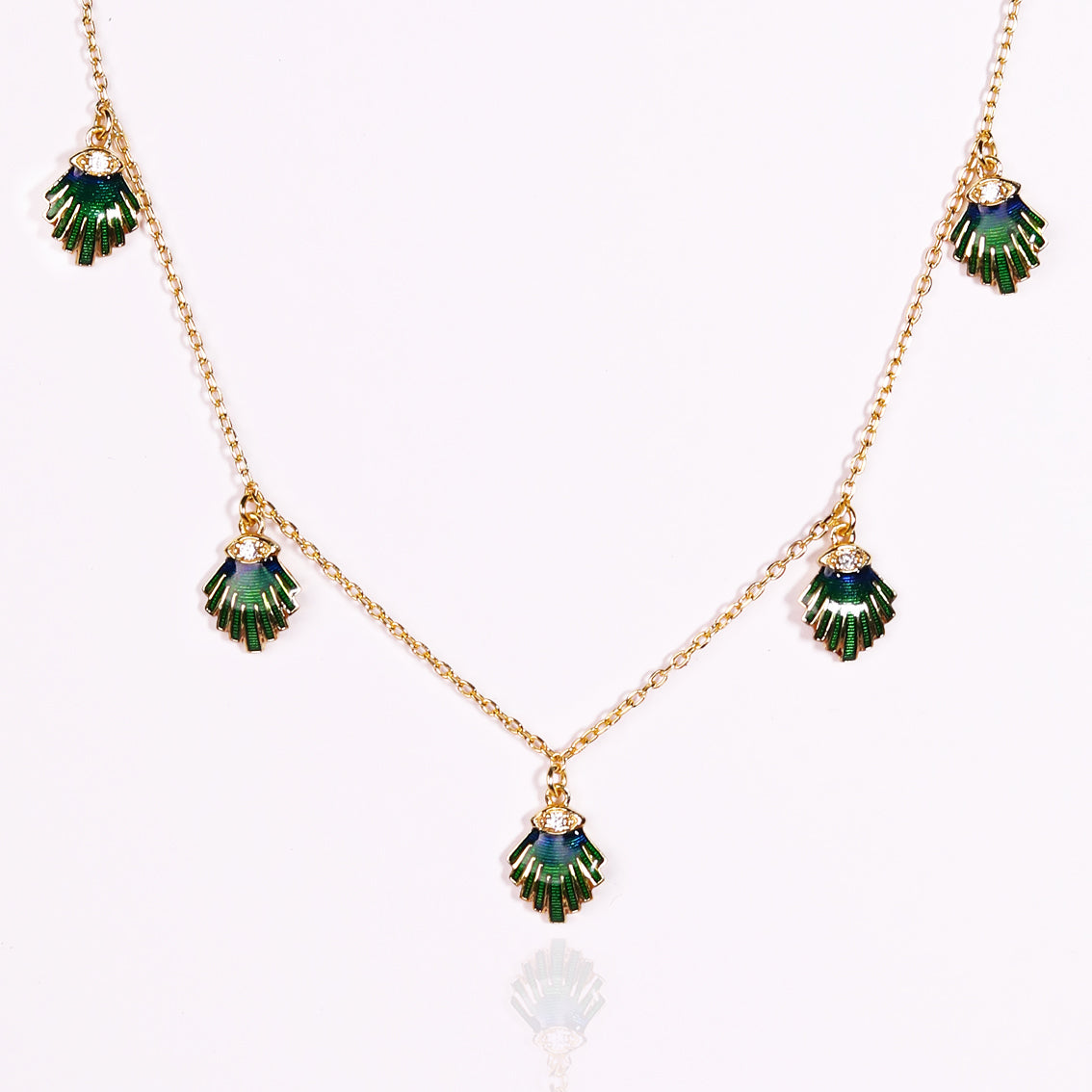 Sea Breeze Charm Necklace