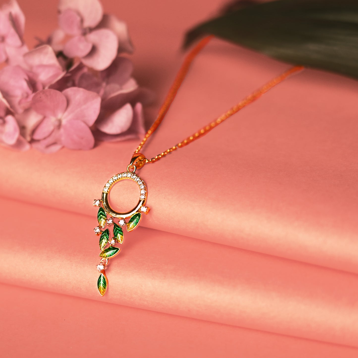 Petal Dance Pendant Necklace