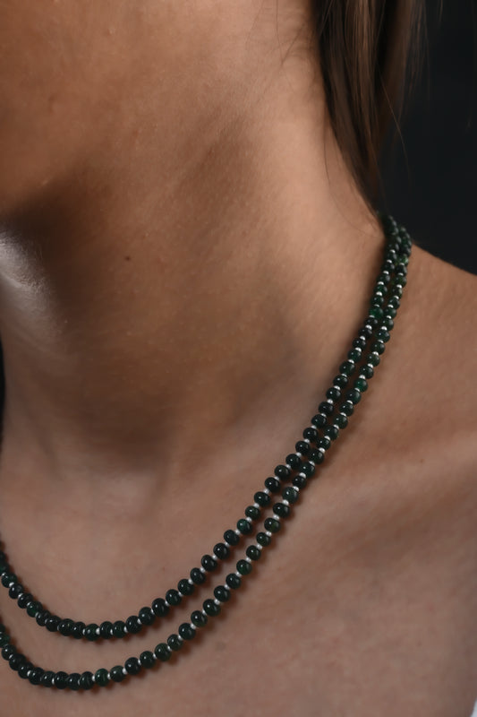 Short Green Aventurine Necklace
