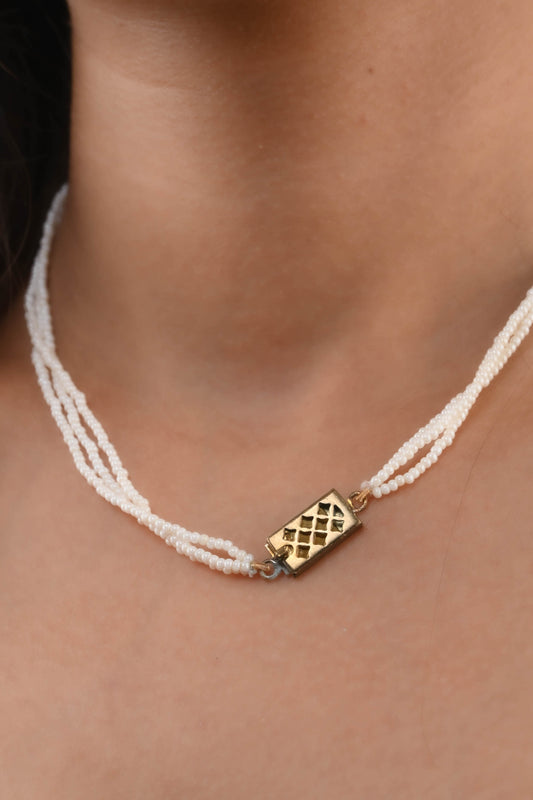 Sunstone Lapis Lazuli Beads Necklace Set