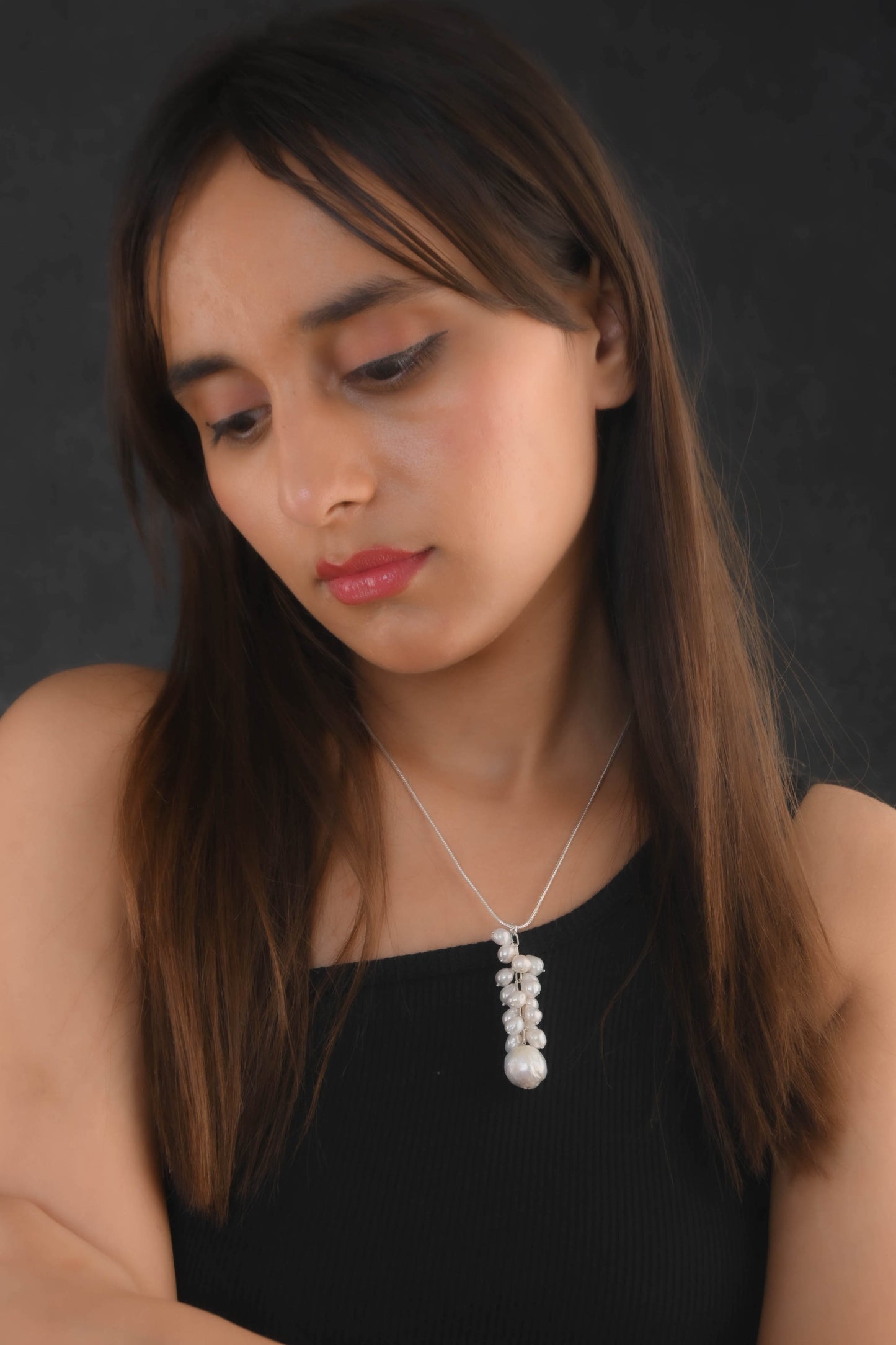 Baroque Pearl Grapes Necklace
